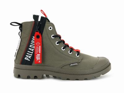 Botas Palladium PAMPA HI TICKET TO EARTH Mujer Verde | Costa Rica-32910